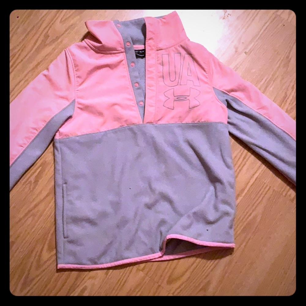 An under armor sweater that buttons